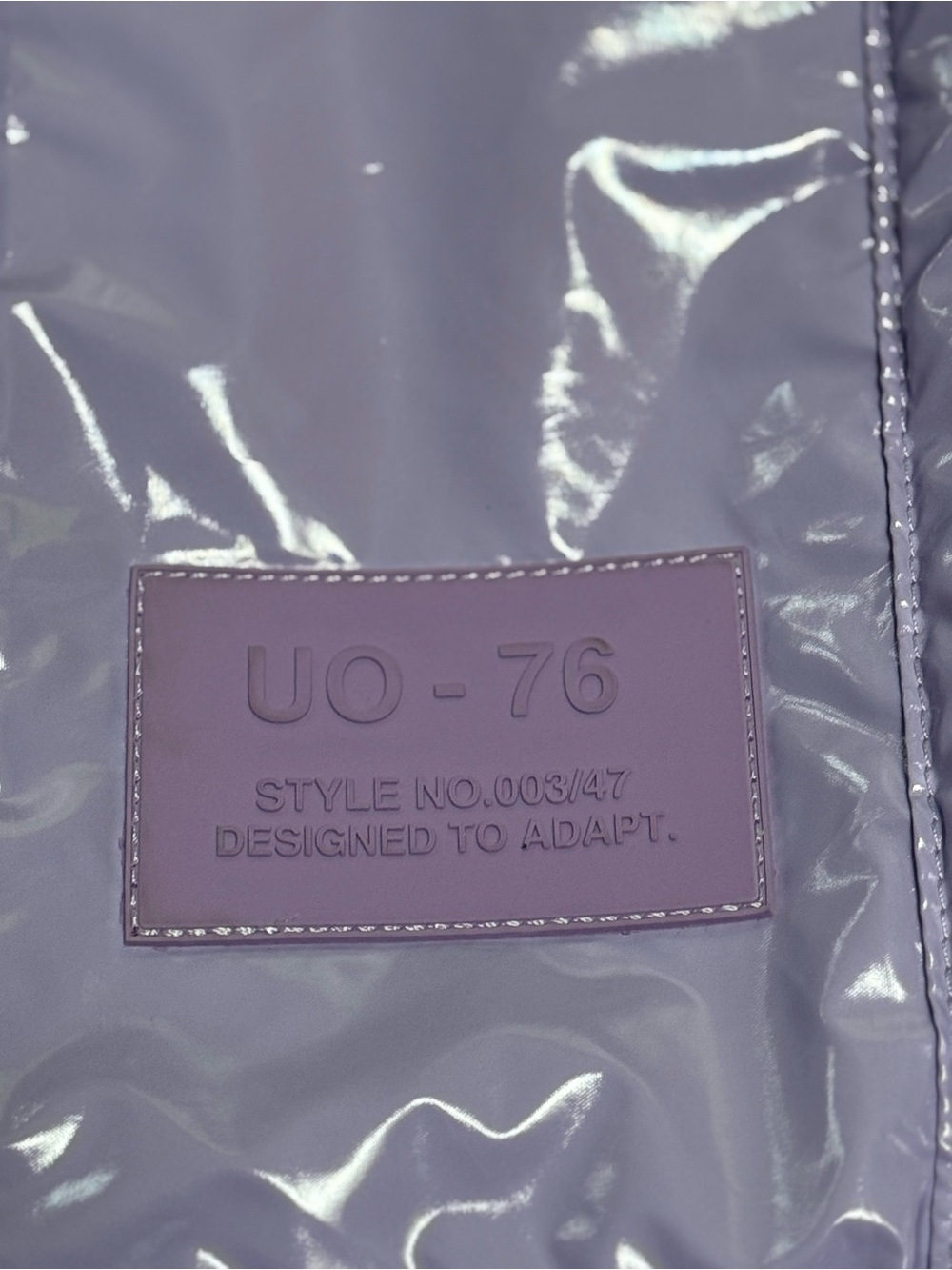 Urban Outfitters Bryn Lavender Quilted Puffy Tote - Picture 5 of 5